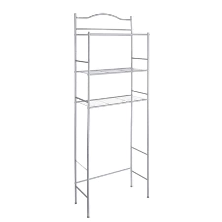 Kenney Mfg 3-Tier Bathroom Over Toilet Space Saver Etagere, Polished Pewter KN61561